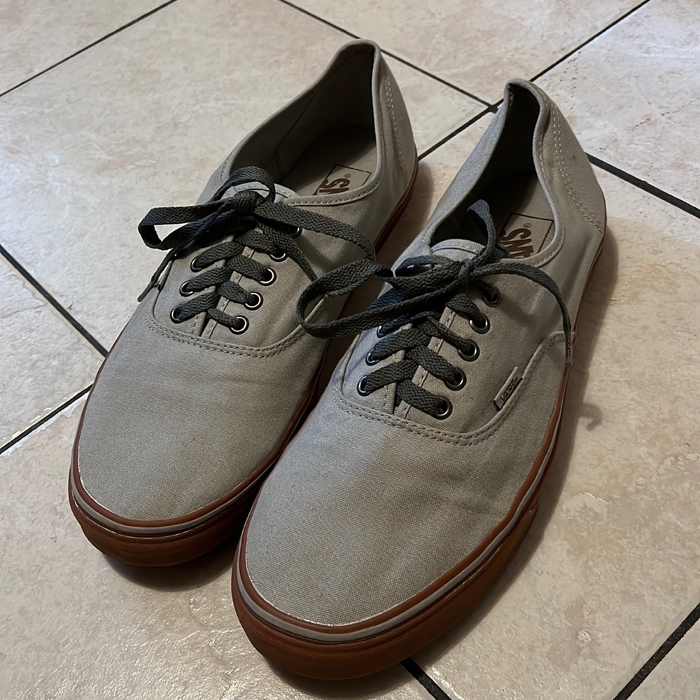 Grey Vans Size 13